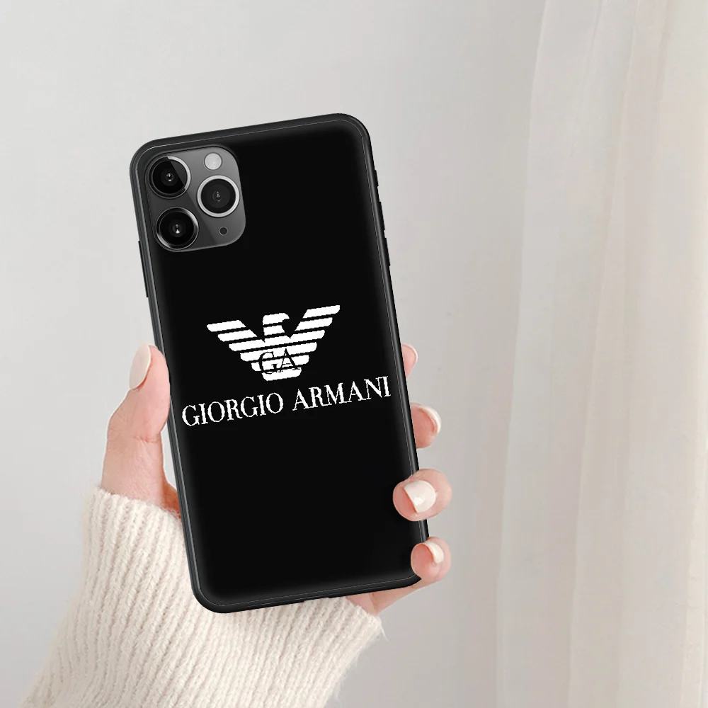 

Italy Ltalian Luxury Brand Phone Case For IPhone 5 5S SE 5C 6 6S 7 8 Plus X XS XR 11 12 Mini Pro Max 2020 black Funda 3D Bumper