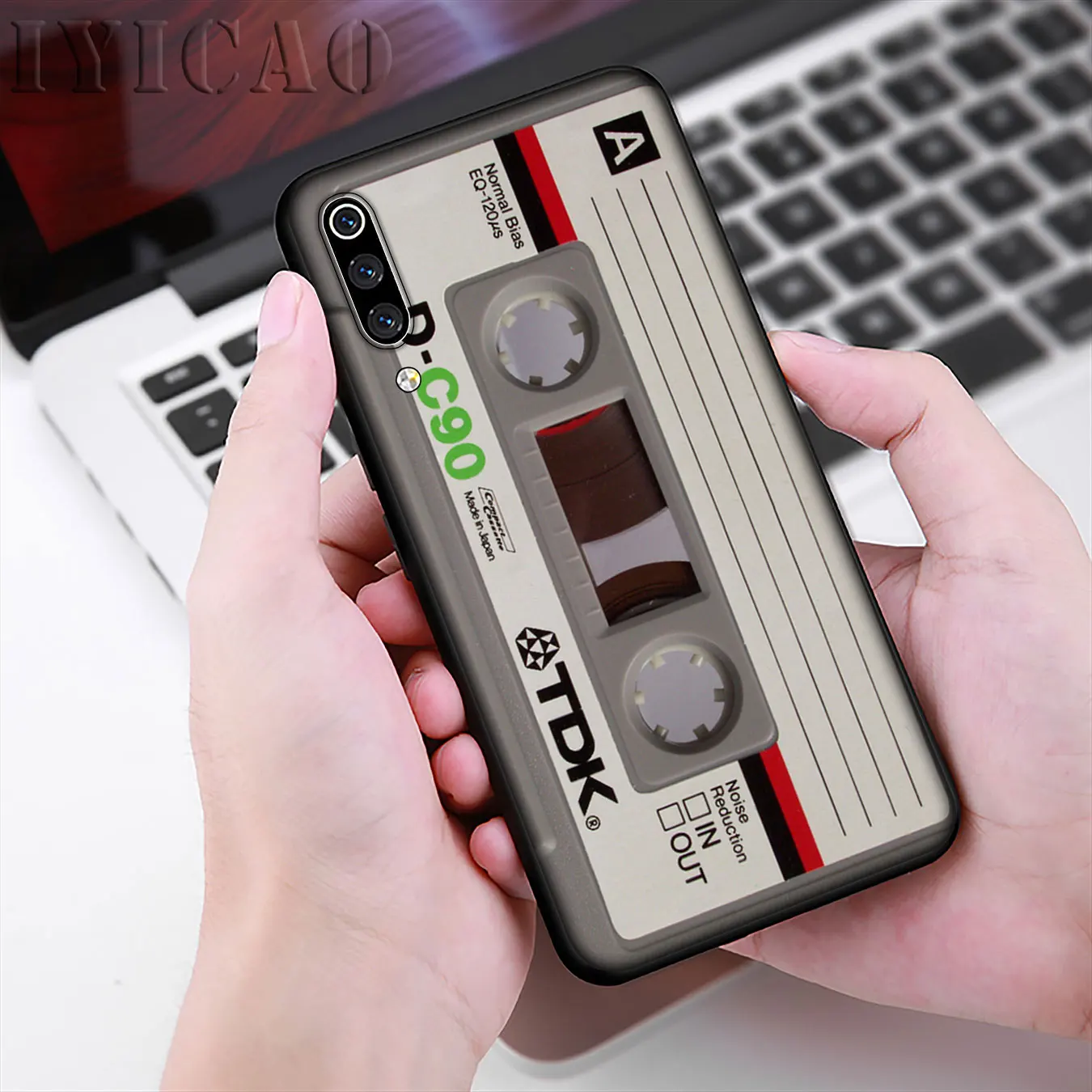IYICAO Magnetic tape Cassette audio Soft Case for Xiaomi Mi 10 9 9T A3 Pro 8 SE A2 Lite A1 CC9 CC9E 6 pocophone f1 Mi10 | Мобильные