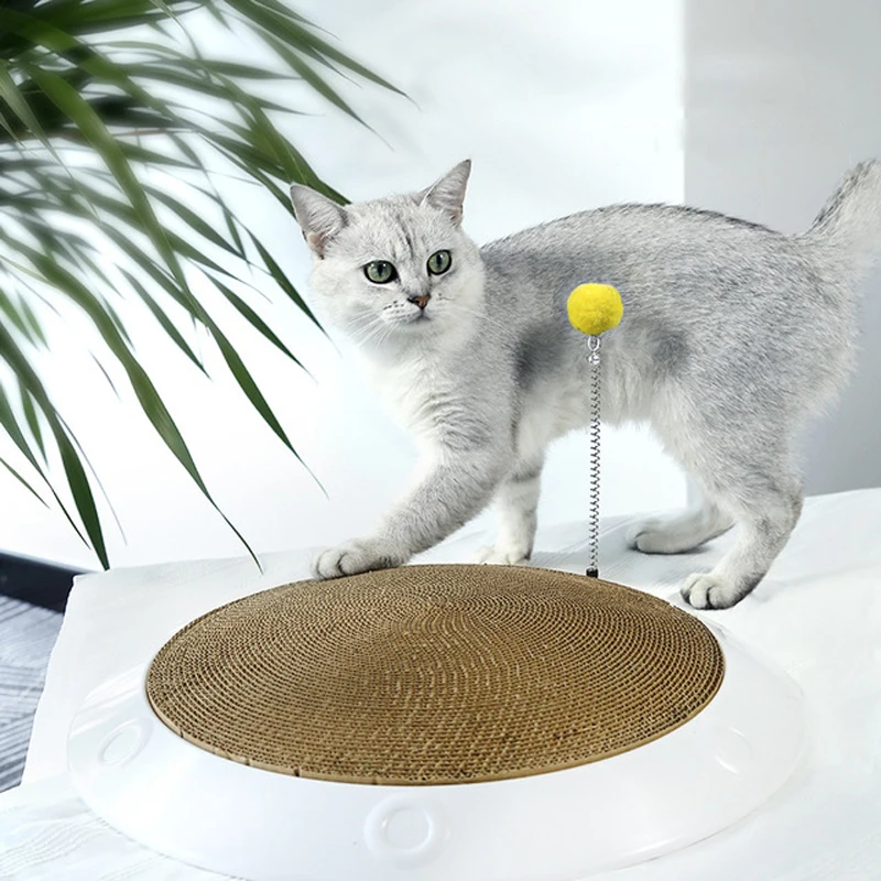 Тарелка Для Кошачьих когтей скребок для ногтей коврик съемная игрушка кошачья