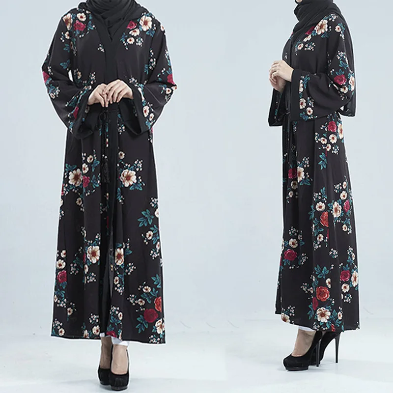 

Кафтан Дубай Abaya кимоно кардиган женское хиджаб мусульманское платье Abayas для женщин Caftan Рамадан Халат