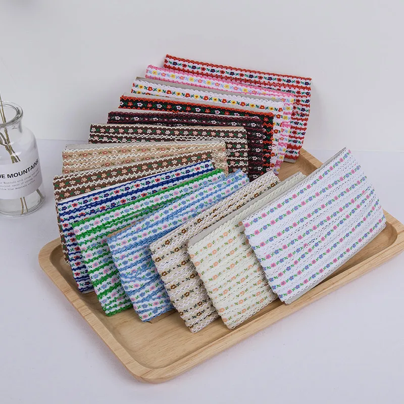 Новинка 12 мм (1/2 '') 20 ярдов в этническом стиле кружевная лента с вышивкой DIY