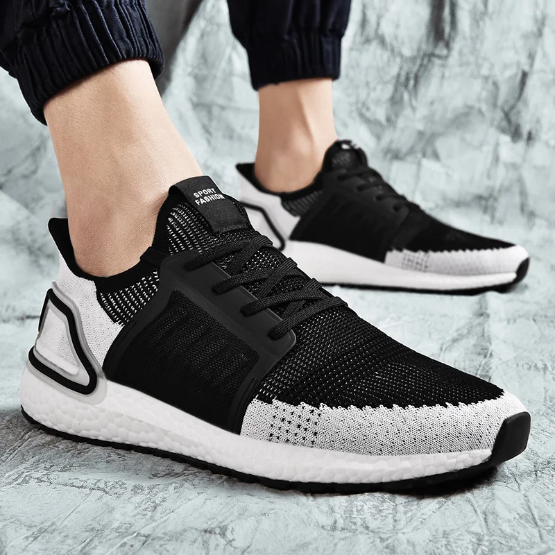 Мужские кроссовки дышащая повседневная обувь красные мокасины zapatillas hombre удобные