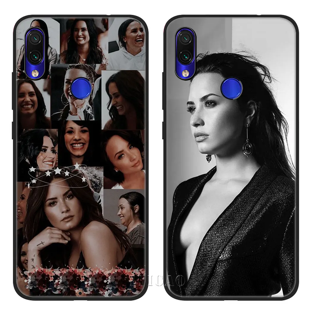 Мягкий силиконовый чехол IYICAO Singer Demi Lovato для Xiaomi Redmi Note 4X5 6 7 8 Pro 5A Prime |