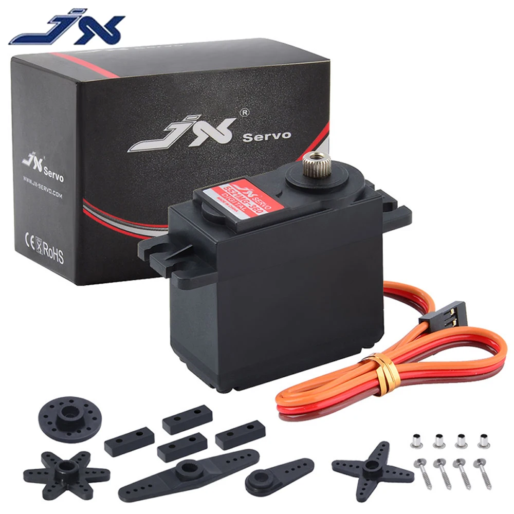 JX PDI-5521MG 4,8-6 в 20 кг высокоточная металлическая Шестерня цифровой стандартный сервопривод для радиоуправляемой машины лодки дрона вертолета парусной игрушки