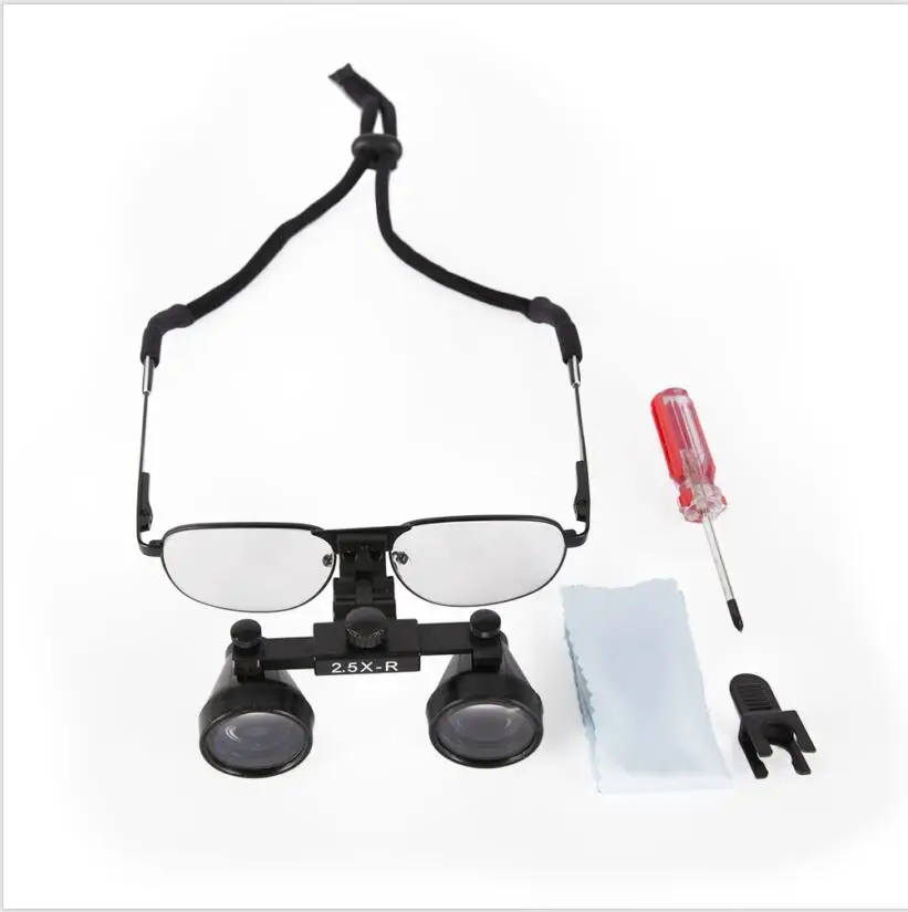 

2.5X 420mm ENT dental loupes Binocular Medical Surgical Loupes for examination operation Dentistry Frame Dental Loupes