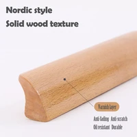 1pc nordic beech cabinet solid wood handles wardrobe knobs door closet dresser pulls