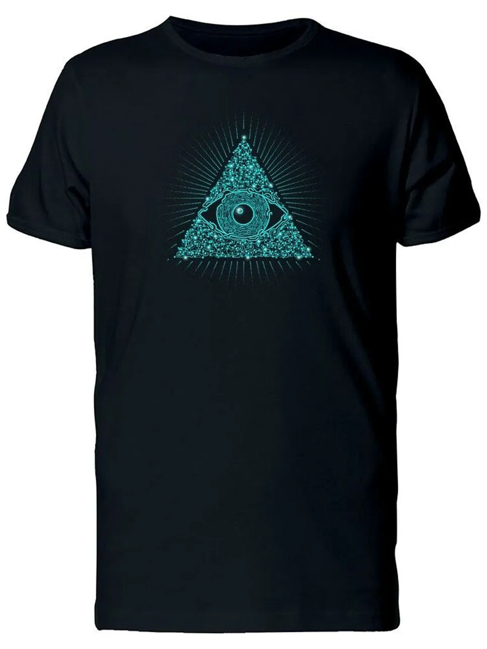 All Seeing Eye Circuit Style Men'S Tee -Image By Funny Design Shirt | Мужская одежда