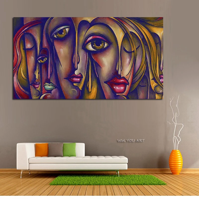 

Famous Canvas Painting Golden woman Reproductions On Canvas Art Handmade Artwork By Picasso Wall Pictures For Living Room Decor