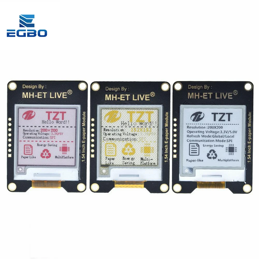 

Справочный модуль электронной бумаги 1,54 дюйма, электронная бумага, E-Ink, экран дисплея EInk, поддержка SPI, глобальная поддержка/деталь для Arduino ...