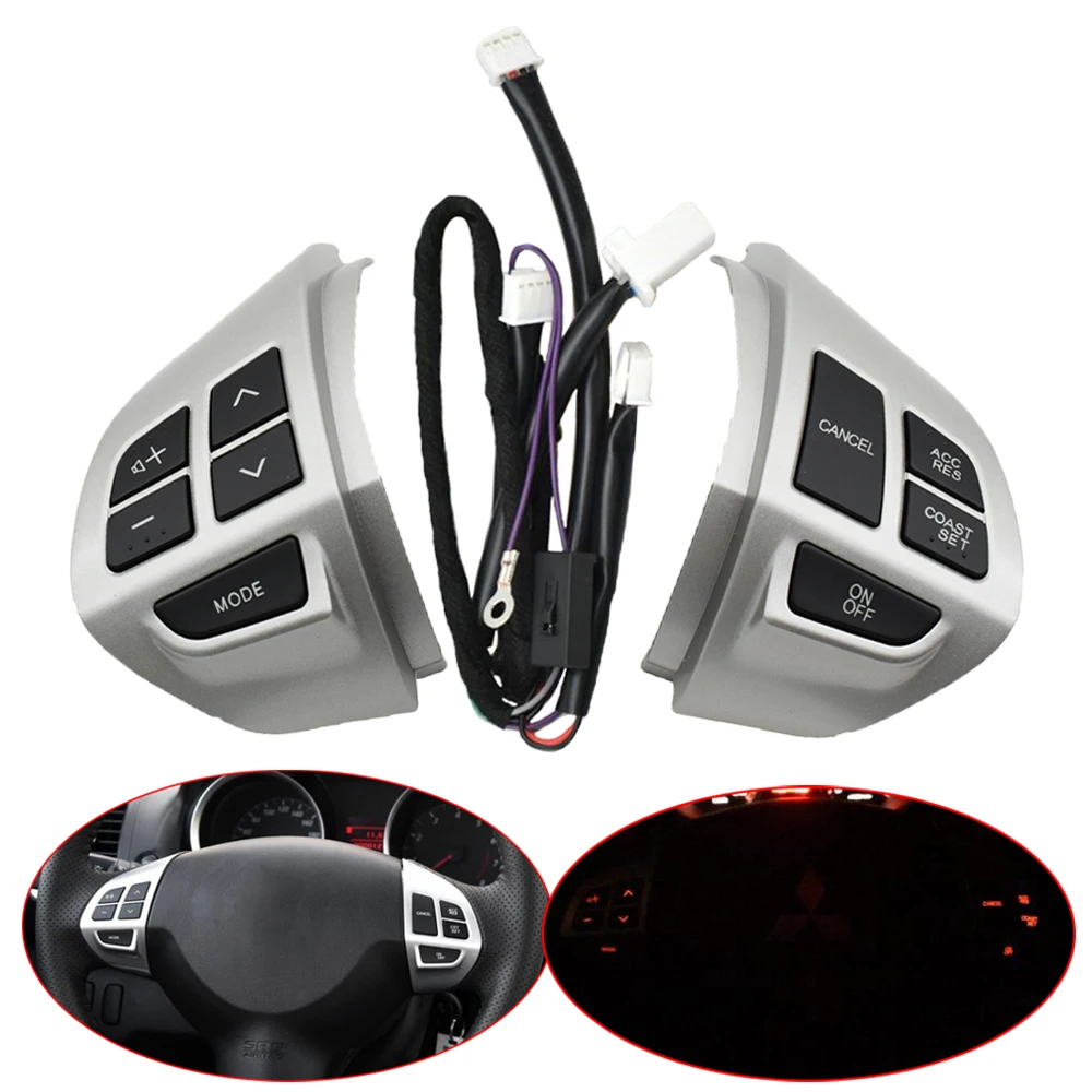 Кнопка переключения рулевого колеса Аудио круиз контроля для M itsubishi ASX Lancer Outlander