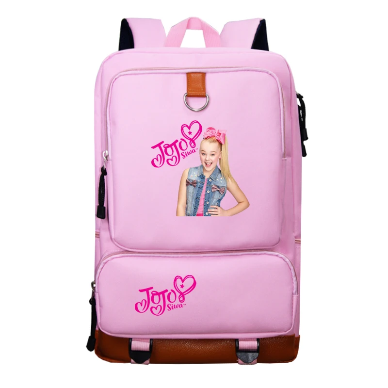 

Рюкзак JoJo Siwa для подростков, школьные ранцы для мужчин и женщин, повседневный дорожный ранец для ноутбука, забавные детские сумки для книг