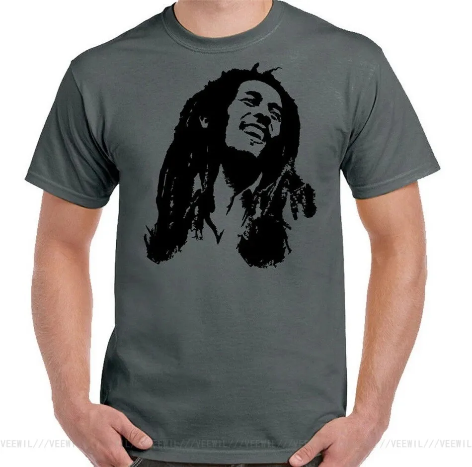 

Mens T-Shirt Reggae Music Jamaica Wailers Jamaican Wailers Top Weed Harajuku Funny T Shirt
