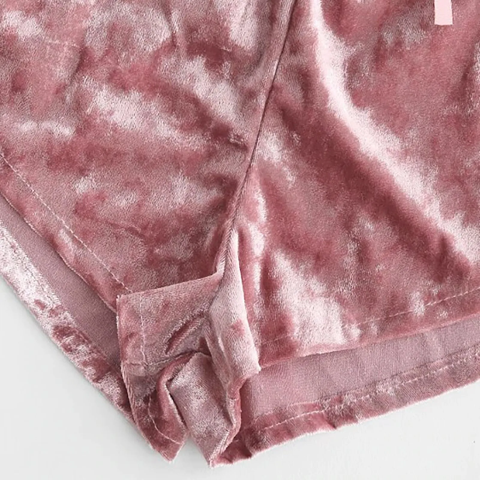 

Fashion Sexy Print Sleepwear Fashion Women 2pcs Velvet Sleepwear Sexy Spaghetti Strap Shorts Pajama Set Ladies Sleepwear female