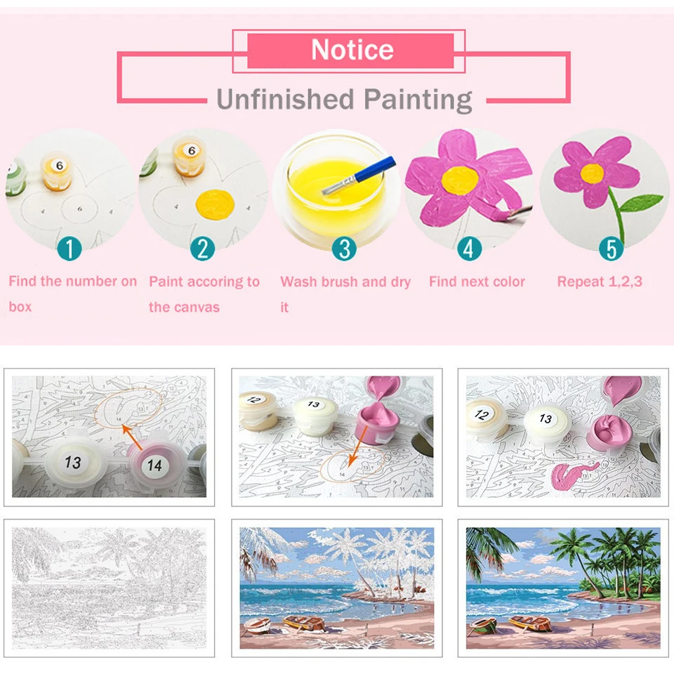 

Painitng By Numbers Dog Art Canvas Adult Acrylic Photo Frames For Picture Animals Wall Decoration Home 40X50cm GATYZTORY Diy Kit