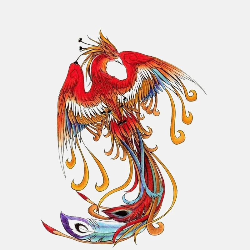 

Fire phoenix immortal bird stickers personalized cross country diesel vehicle motorcycle accessories decoration Car Decal PVC