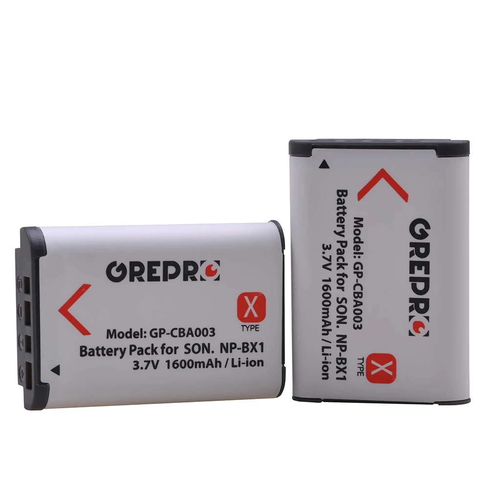 Аккумулятор и двойное зарядное устройство для Sony 2 шт. NP BX1 npbx1 np bx1 RX100 M7 M6 AS300 HX400 HX60