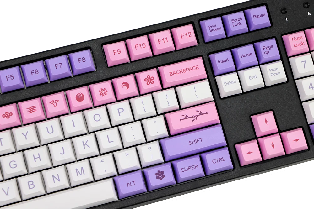 122 клавиш dye subbed keycap толстые PBT xdas профиль колпачки для 61 87 104 MX механическая клавиатура