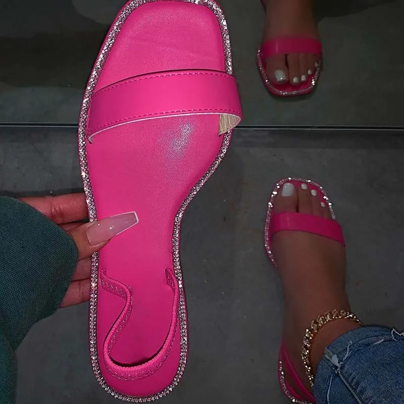 2021 женские летние шлепанцы Шлепанцы в римском стиле сандалии на нескользящей