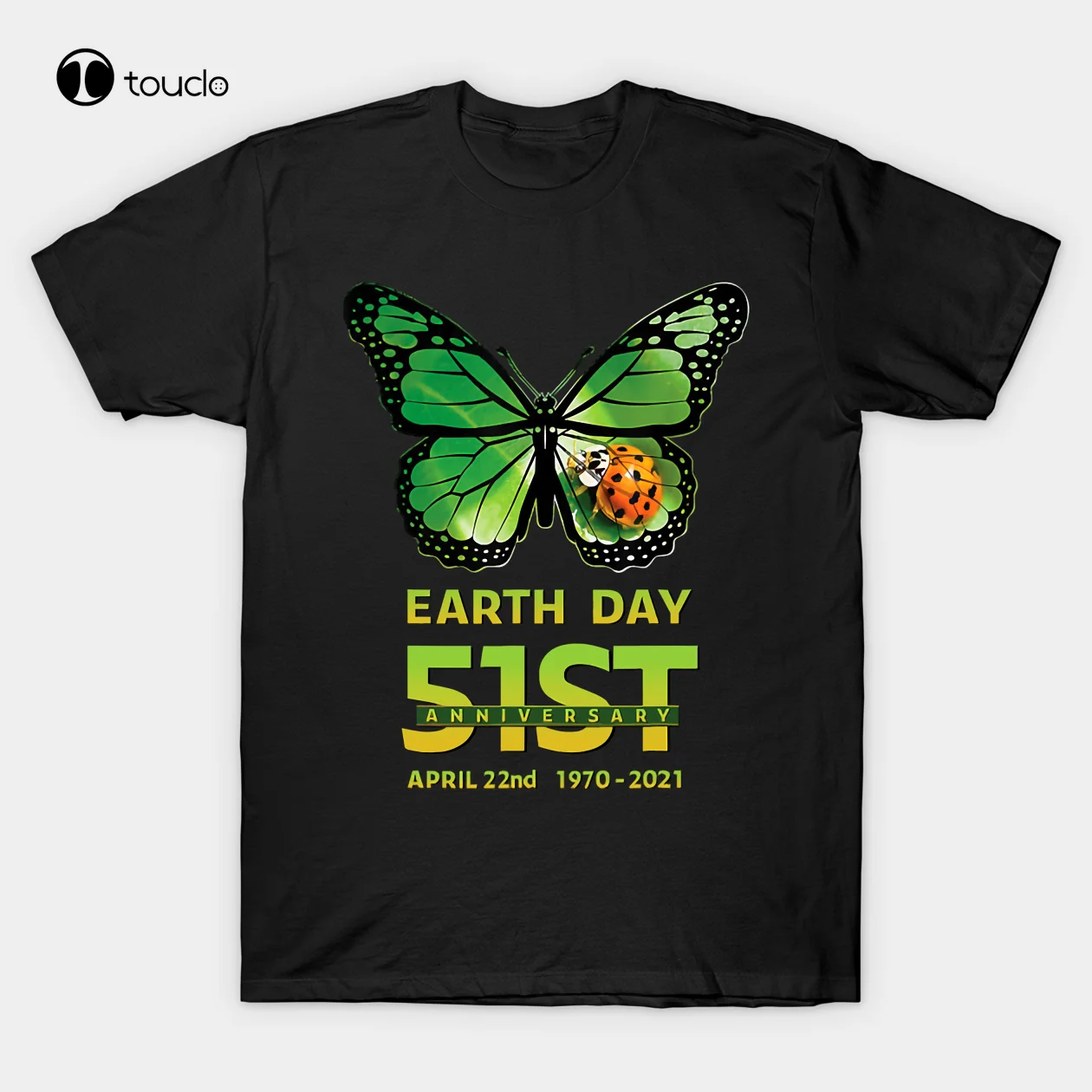

Earth Day 51St Anniversary Butterfly Environmental T Shirt Tee Gift