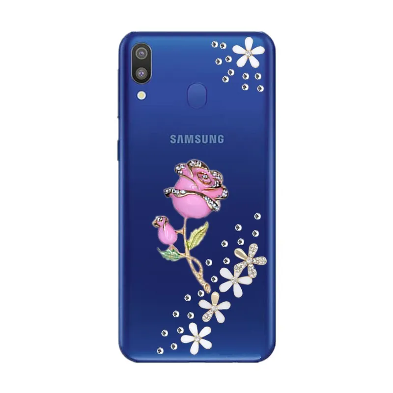 Роскошный сверкающий чехол с кристаллами для samsung Galaxy M40 M30 M20 M10 S10E S10 плюс J8 J7 J3 2018 J6
