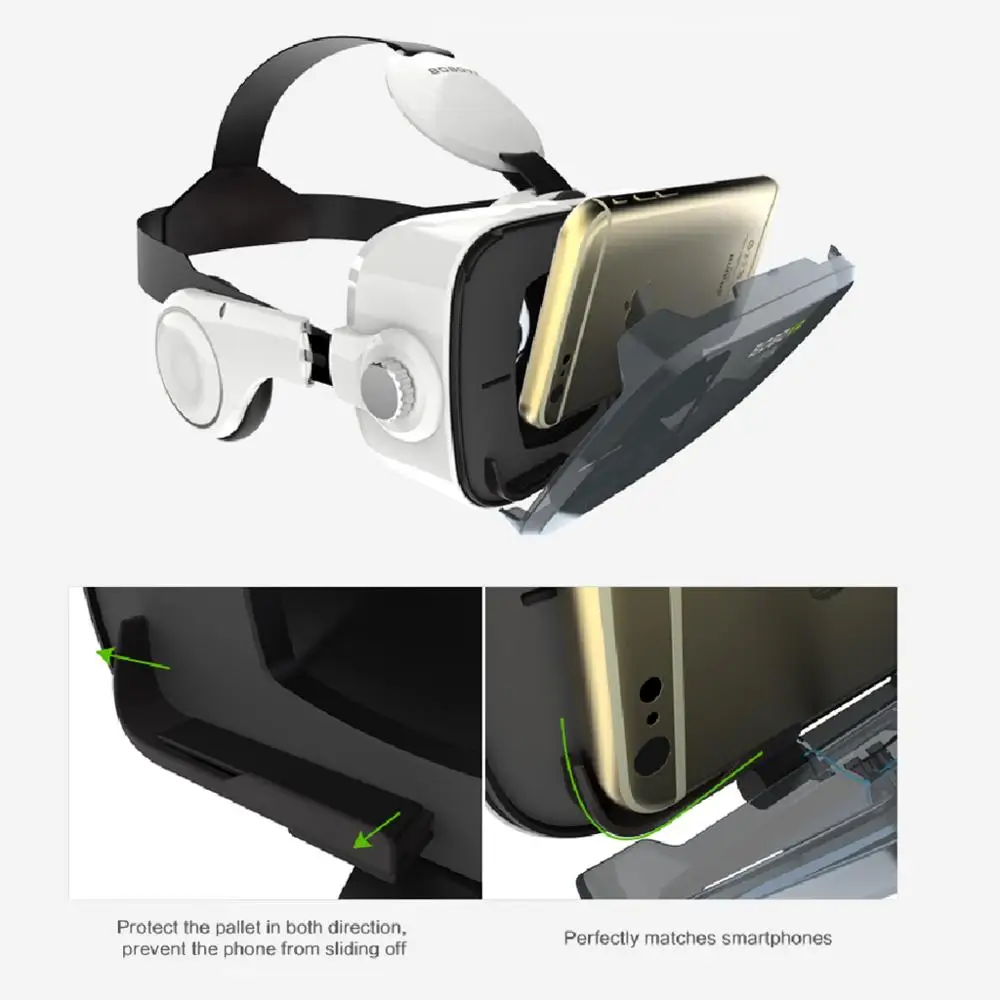 BOBOVR Z4 3D очки виртуальной реальности Очки картонная гарнитура для шлема