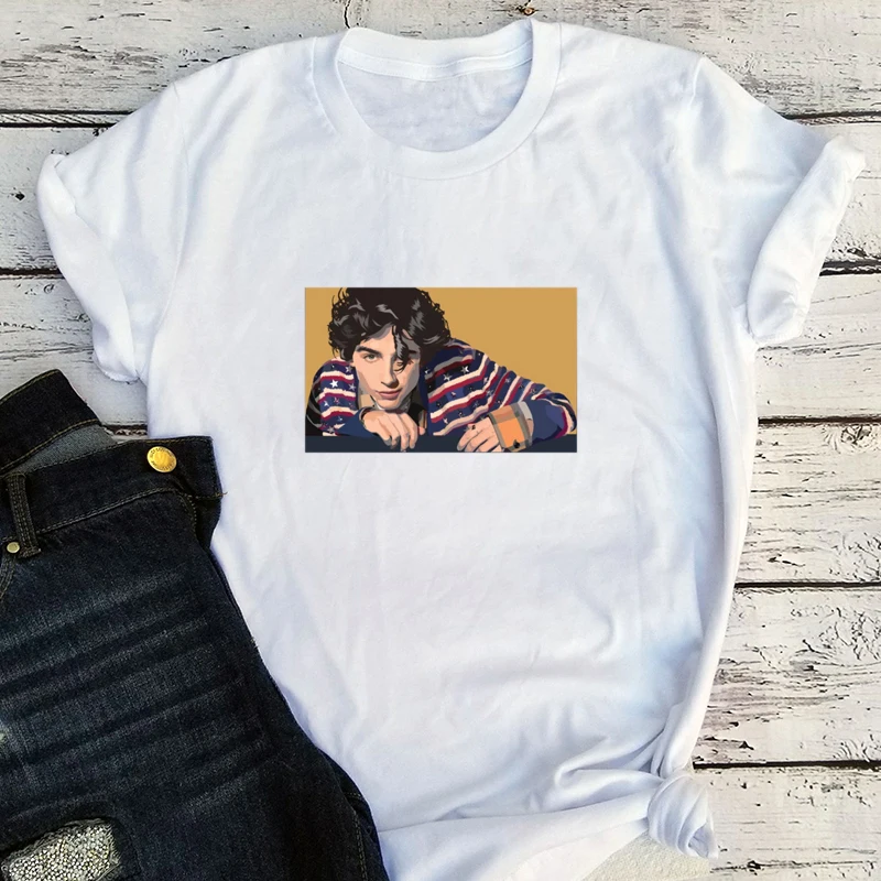 

Timothee Chalamet Shirt Summer Retro Vintage Timothee Chalamet Tshirt Ladies Tops Women Sexy Tops 2021 Classic XL
