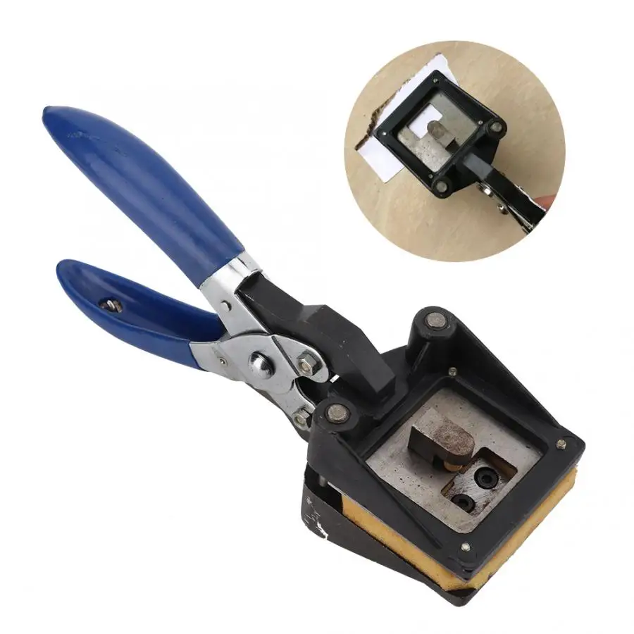 Профессиональный резак для тегов плоскогубцы металлическая бумаги Перфоратор