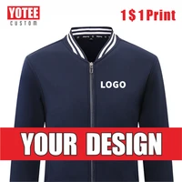 yotee winter leisure high quality cotton baseball uniforms logo group company custom men and women logo custom jacket