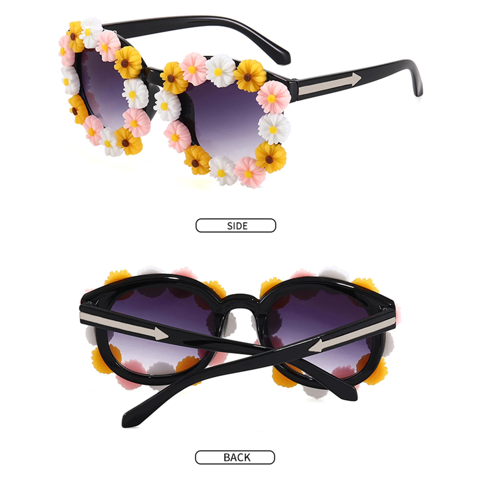 

NEW Summer Baby Girls Boys Kids Unisex Children Flower Frame Sunglasses UV400 Toddler Outdoor Glasses