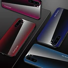 Роскошный стеклянный чехол для Huawei Honor 10 20 9X 8X Mate 20 Lite P20 P30 Pro P Smart Z Y7 Prime 2019, зеркальный глянцевый чехол для сотового телефона