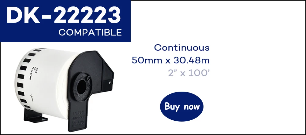 CIDY совместимый для Brother DK-22205 DK22205 DK-2205 DK205 Совместимые Этикетки Brother этикетки непрерывные Бумажные Этикетки DK 22205