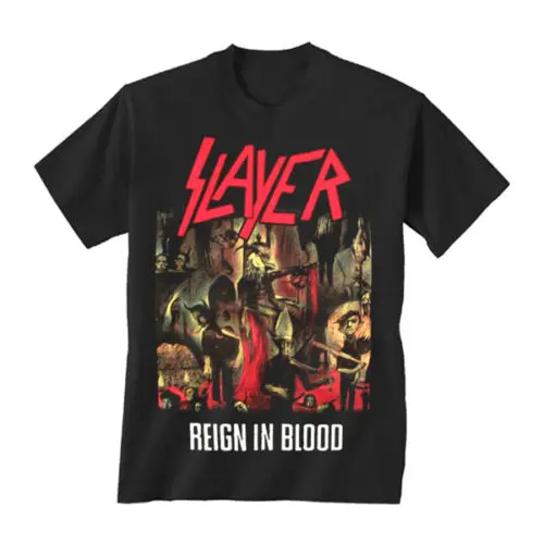 

SLAYER T-Shirt Reign In Blood New Authentic Rock Metal S-2XL