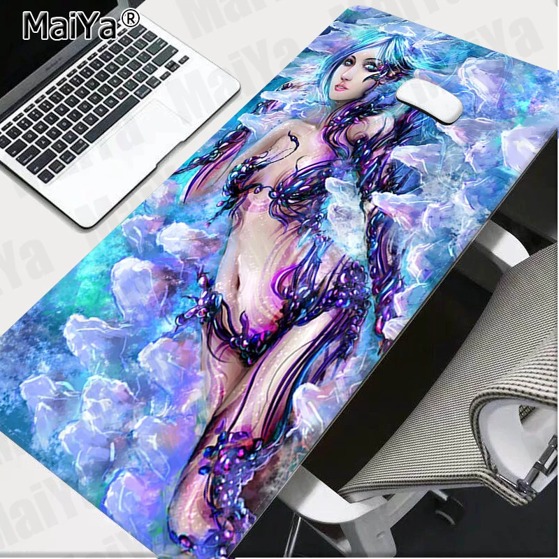 

Maiya Sexy Girl Beautiful Anime Mouse Mat Speed/Control Version Large Gaming Mouse Pad