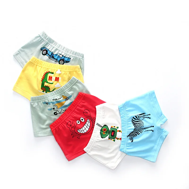 2 шт./лот Горячая Детское нижнее белье boys'flats удобные новые хлопковые детские