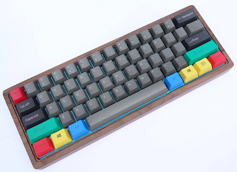 GH60 механическая клавиатура полностью в сборе со светодиодной подсветкой и RGB под растущим перепрограммируемым по прошивке QMK