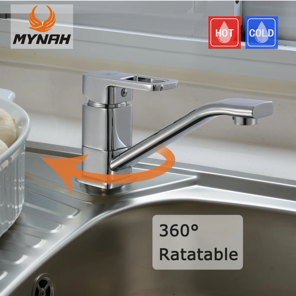 

Myне модный Кухонный Кран хромированный сплав смесители для холодной и горячей воды смеситель для раковины смесители для кухонной раковины