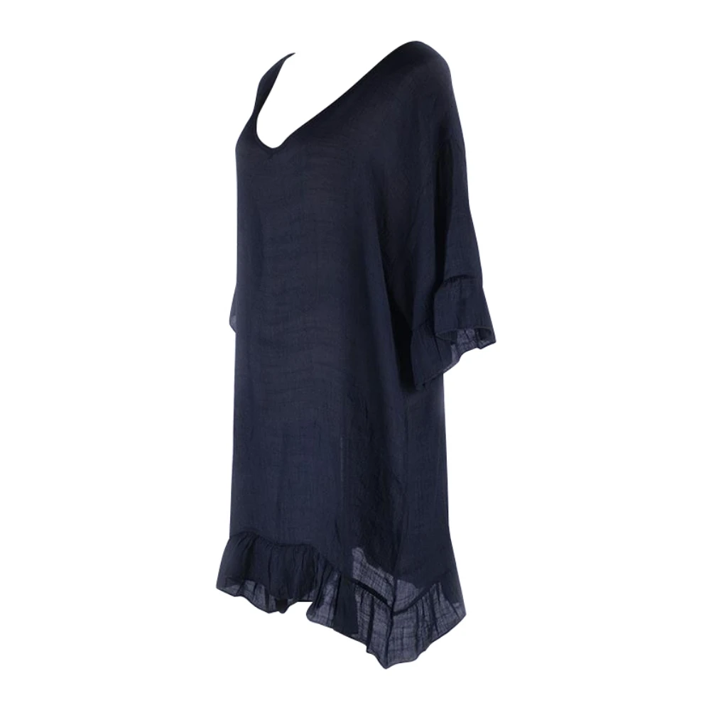 

Beach Dress Shirt Cover-up 2021 Swimwear Women Solid Color Beach Tunics Cover Ups Bikini Sarong Swimsuit Cover Ups For Female