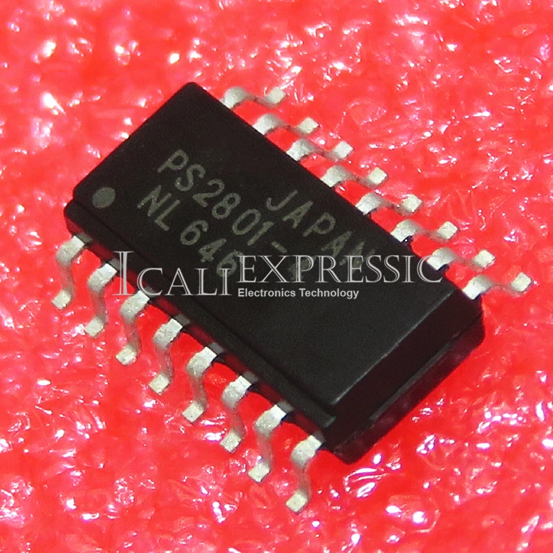 

5PCS PS2801-4-F3-A PS2801-4 PS2801 SOP-16 new original In Stock