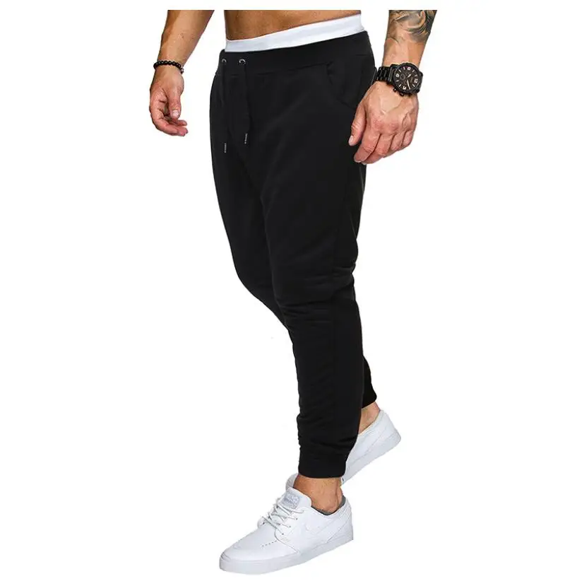 

Men High Quality Hoodies Pants Set Hooded Tracksuit Mens Sweat Suits Patchwork Black Solid Color 2021 Woman Two Piece Outfits