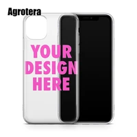120 pieces agrotera custom clear transparent tpu case cover for iphone 6 6s 7 8 plus x xs xr 11 se 2020 12 13 mini pro max