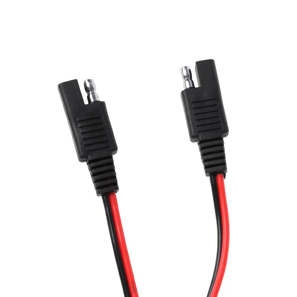 SAE Connector Male to Female Plug Extension Cable Adapter Cord Quick Disconnect Release Wire Harness with Solar Battery | Компьютеры и