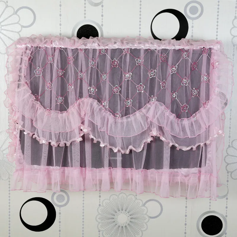 

Tv Dust Cover Computer Monitor Protection Stick Wall-Mounted Desktop Curved Screen Soft Fabric Craft