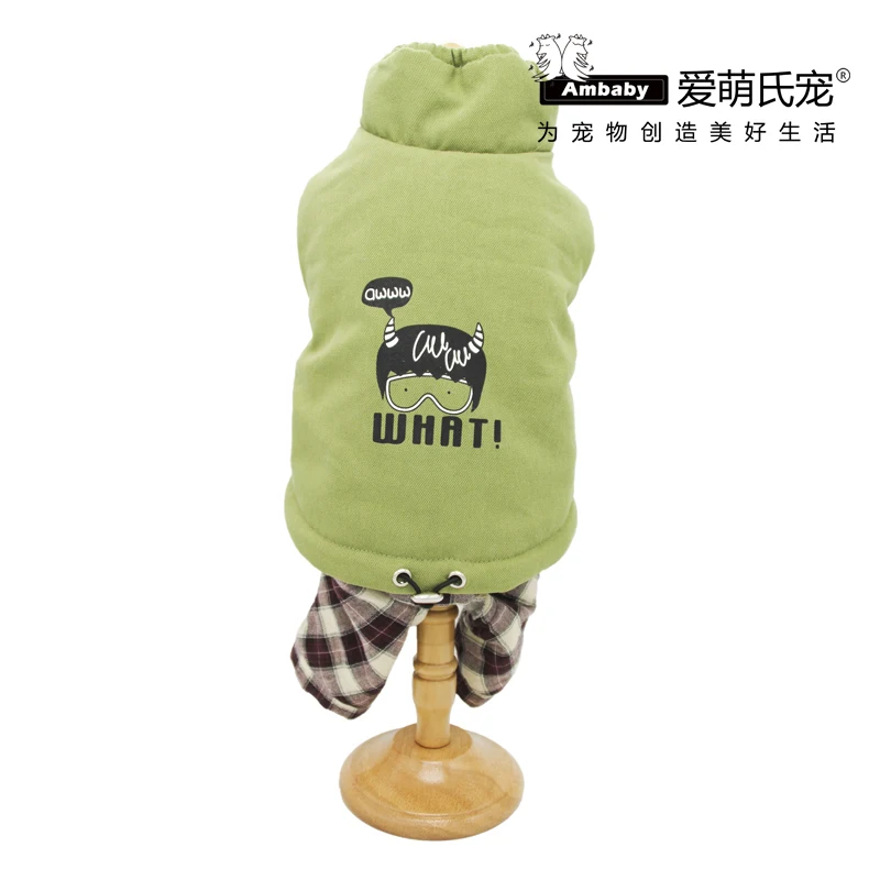 Ambaby демисезонная одежда для домашних животных продукты толстые теплые зимние комбинезоны для собак пальто Одежда для куртки для маленьких средних и больших размеров Домашние животные, собаки и кошки