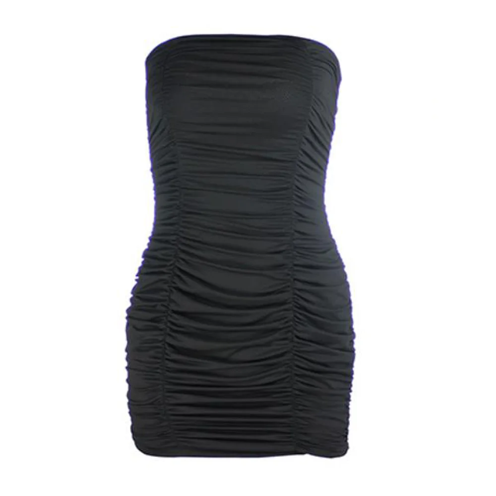 Женское пикантное облегающее мини-платье без бретелек модель 2021 года модное