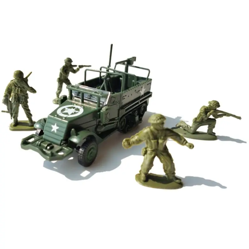 1/72 м3 полутрековый бронированный автомобиль 4D сборная Военная Модель Детская