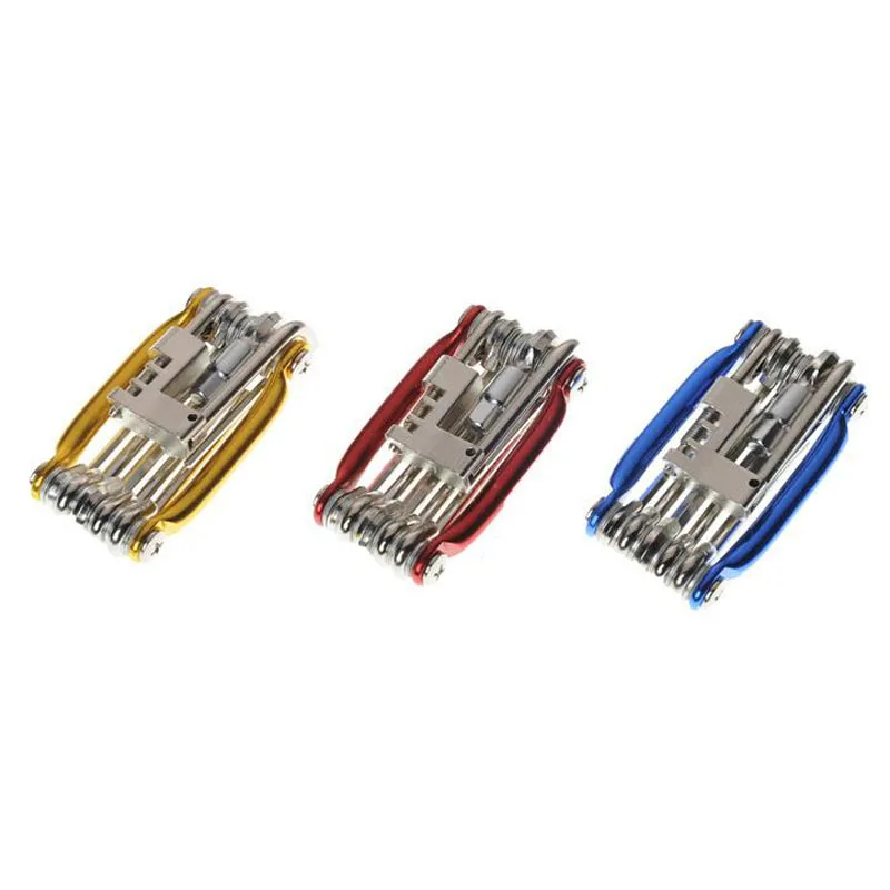 

11 In 1 Bicycle Repairing Set Bike Repair Tool Kit Bike Accessories Wrench Screwdriver Chain Carbon steel bicycle Multifunction