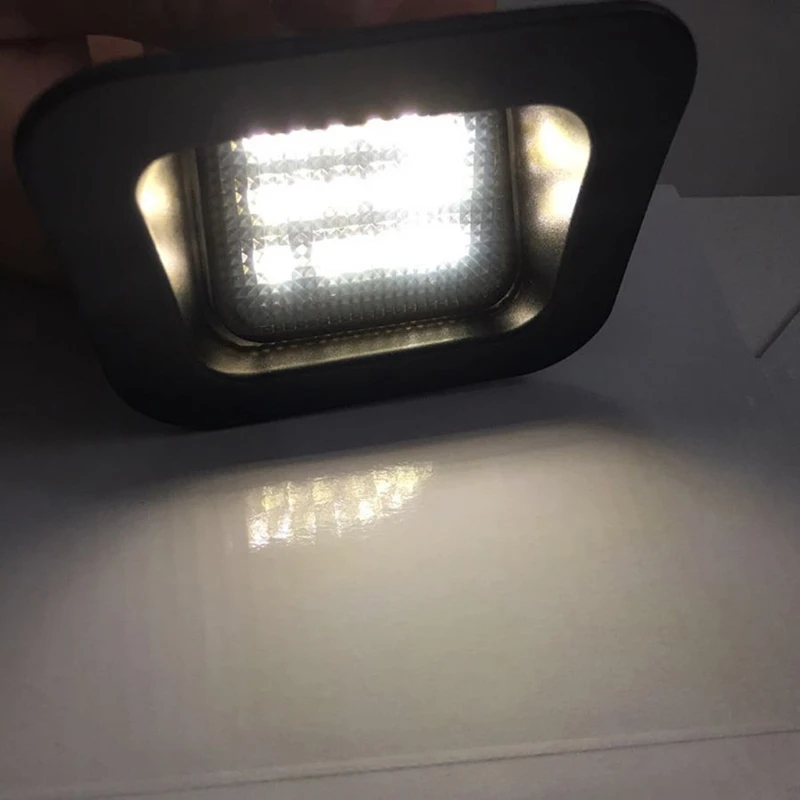 

MOLE For 1500 2500 3500 Trucks 2003-2018 White 6500K LED License Plate Light Rear Bumper Lights