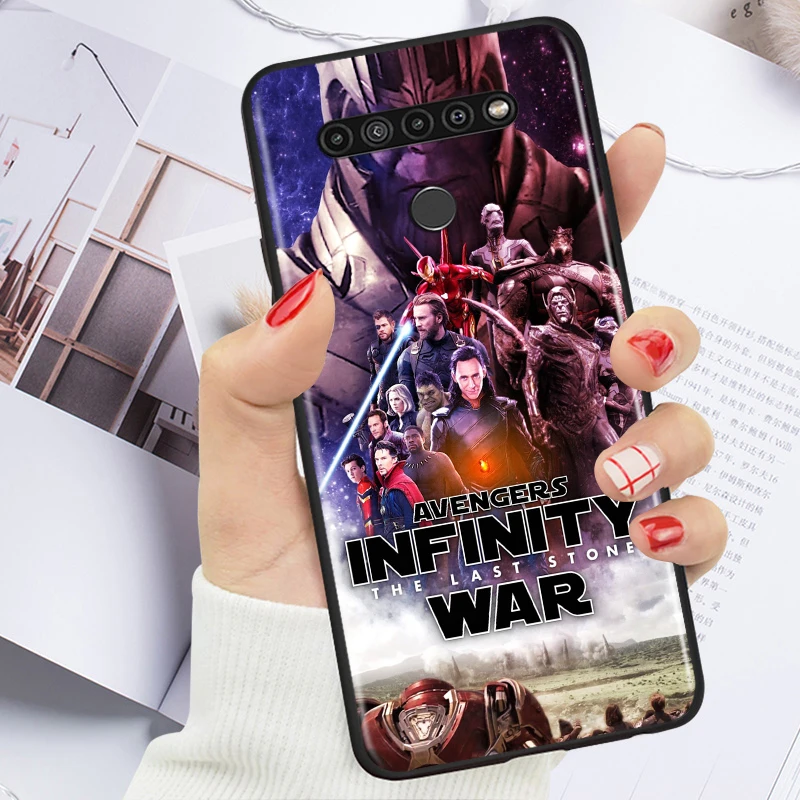 

Hot Marvel Avengers For LG K92 K42 K22 K71 K61 K51S K41S K30 K20 2019 Q60 V60 V50 S V40 V30 G8S G8 X ThinQ Phone Case