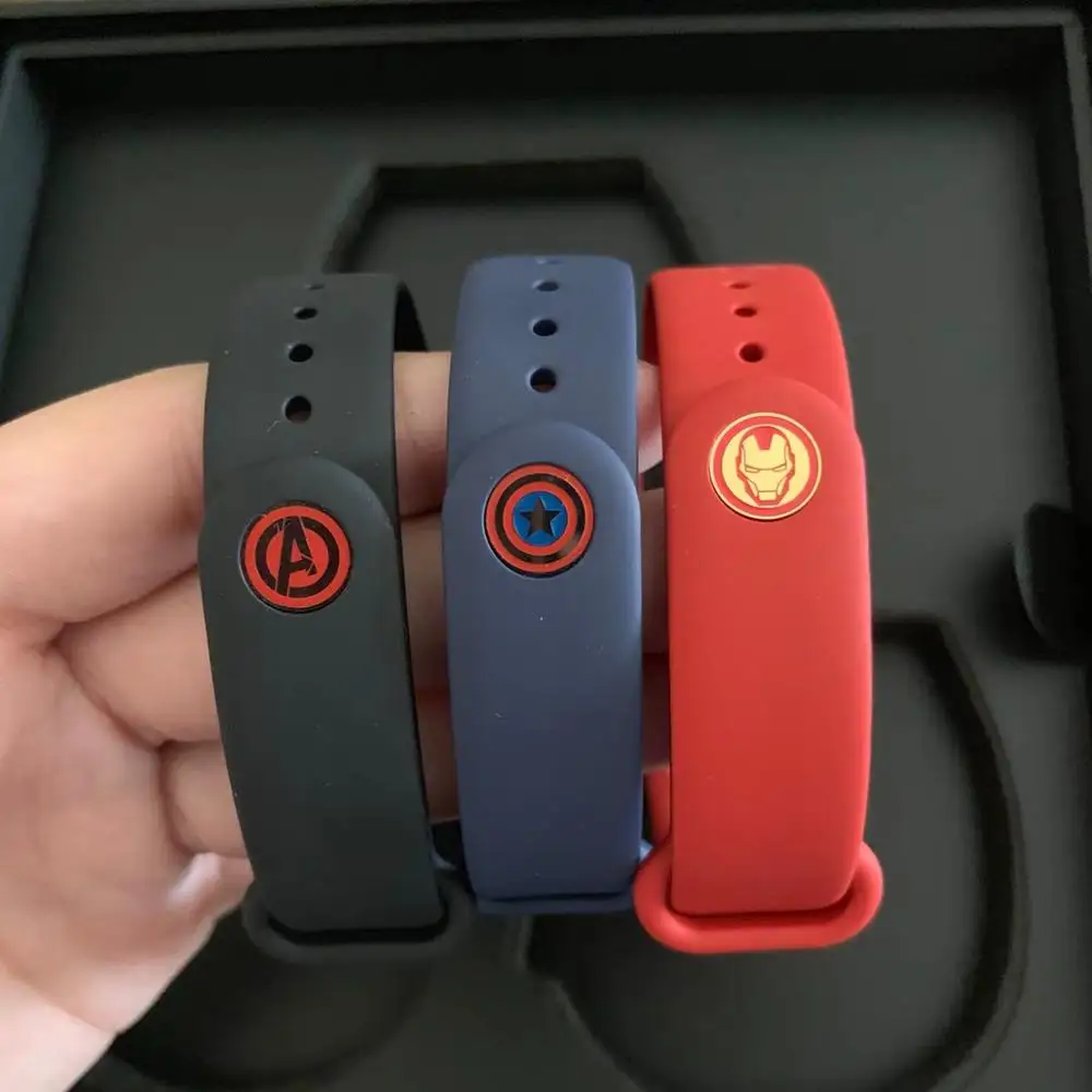 Новейший Xiaomi mi браслет 4 Мстители официальное издание Смарт mi Band 4 Мститель браслет Bluetooth 5,0 пульсометр фитнес