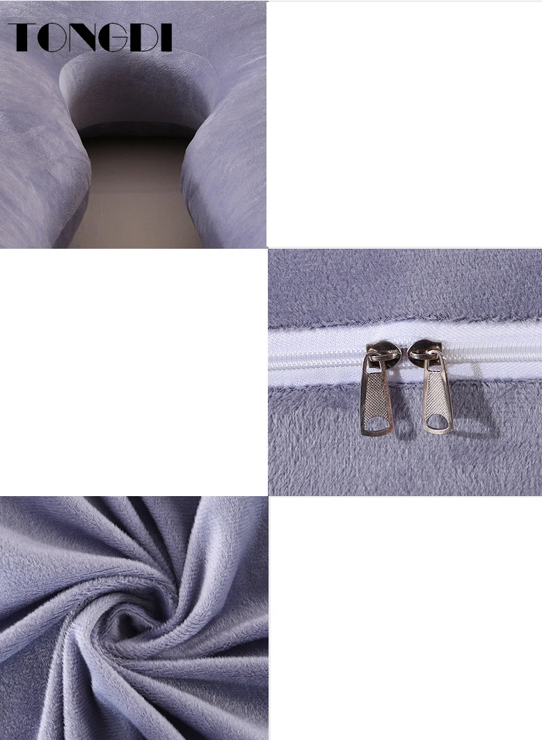 Подушка для сна TONGDI экологически чистая подушка защиты талии беременных